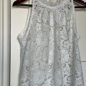 Anne Fontaine sleeveless top, white, size EU 40/US M